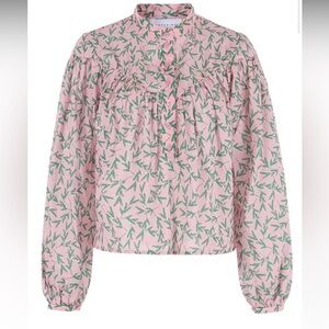 THE SHIRT BY ROCHELLE BEHRENS Logan Shirt size Large, NWOT